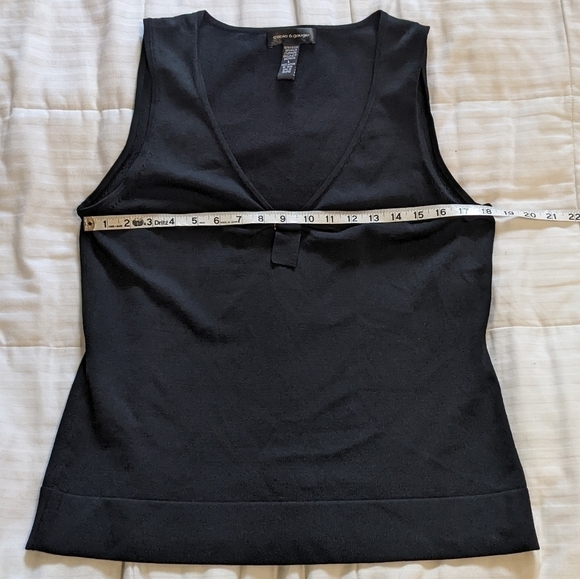𝅺cable & gauge sleeveless top size Large - Picture 3 of 5